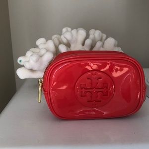 Tory Burch Patent Leather Cosmetic Bag